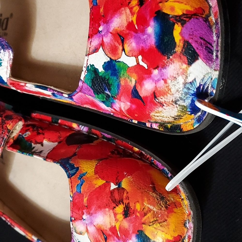 Alegria Women's Floral Mary Jane Shoes  Sz 36   FINAL - Picture 11 of 13